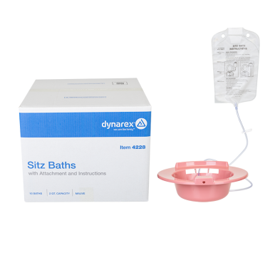 4228 Dynarex® Plastic Sitz Bath with Attachment & Instructions